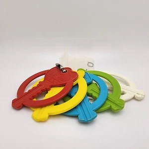 Vintage Baby Teething Keys 1950s plastic baby keys - Picture 1 of 2