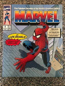 Marvel Comics Book Five Fabulous Decades of the World's Greatest Large Hardcover - Imagen 1 de 2