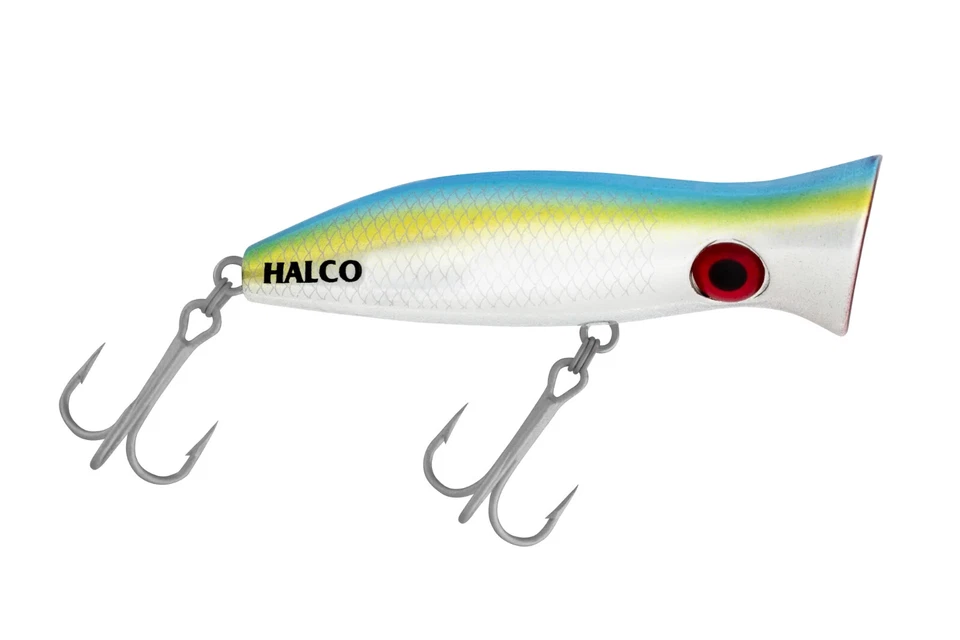 Halco RP135 #H87 Roosta Popper 5 1/4", 1 3/4 oz, HOODLAM, señuelo flotante B5 Foto 1 de 1
