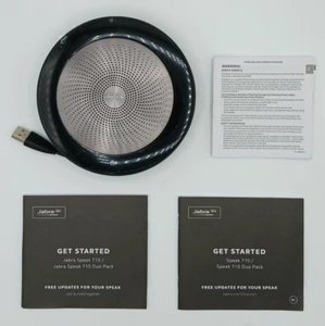 Jabra Speak 710 UC Portable USB Bluetooth Speakerphone 7710-409 w/ USB Receiver - Zdjęcie 1 z 5