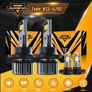 For GMC Yukon XL 1500 2007-2014 4x LED Headlight High Low Beam + Fog Light Bulbs - Picture 1 of 12