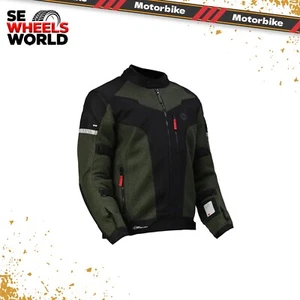 Royal enfield windfarer v2 riding jacket - green - Picture 1 of 5