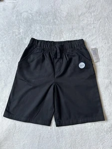 365 Kids Garanimals Boys Black Pockets Elastic Waist Woven Shorts Size 8 NWT - Picture 1 of 14