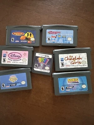 Nintendo Game Boy Advance AGB Made In Japan 7 Games  - Image 1 of 4