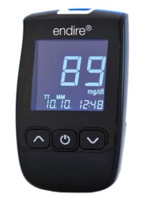 endire Blutzuckermessgerät mg/dl für Diabetiker, Testgerät PZN 08879397 - Bild 1 von 2
