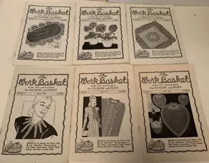 The Workbasket Magazine 6 Issues 1947, 1948 Vintage Home And needlecraft - Picture 1 of 9