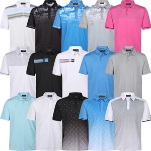 New Mens Polo Shirt Short Sleeve Regular Fit Lightweight Breathable Stretch Top - Picture 1 of 62