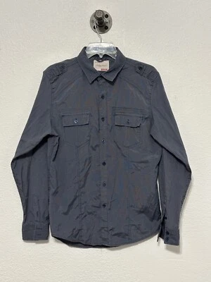 Sovereign Code -Men's button shirt long sleeve size Medium Blue - Image 1 of 4