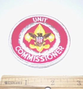 Vintage BSA Boy Scouts of America patch • UNIT COMMISSIONER • new old stock! - Picture 1 of 1
