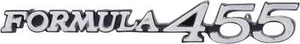 1970 - 1971 FIREBIRD FORMULA 455 FENDER EMBLEM "FORMULA 455" - Picture 1 of 1