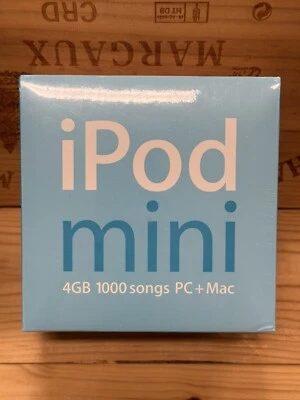 Blue Apple iPod Mini 2nd Generation. 4GB. Sealed. - Image 1 of 4