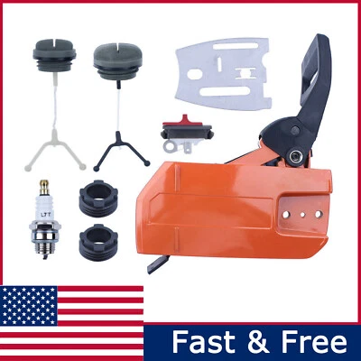 Kit de reparación de cubierta lateral embrague freno cadena para Husqvarna 268 272 266 66 503736601 Foto 1 de 4