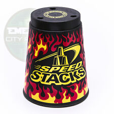 Speed Stacks Cups x1 REPLACEMENT "BLACK FLAMES" CUP | Official WSSA | Free S&H !