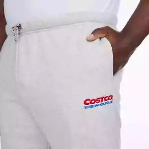 Kirkland Signature Costco Wholesale Logo Men's Jogger Pants XL Gray New w/ Tags - Picture 1 of 3