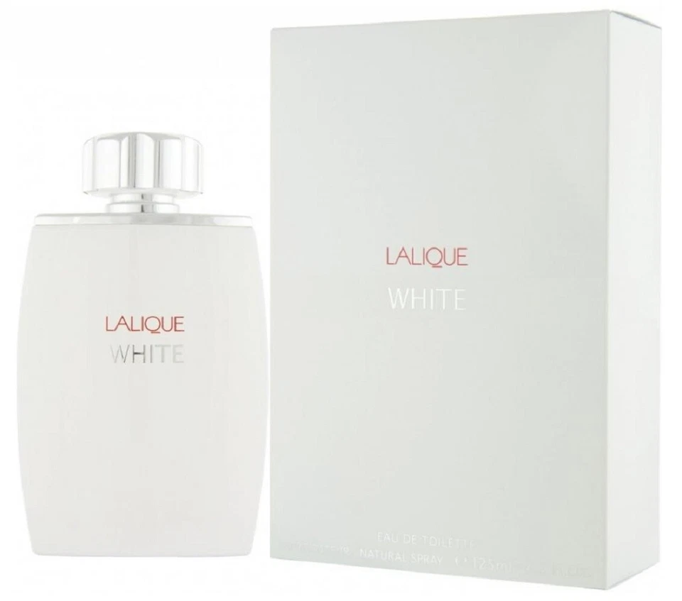 LALIQUE WHITE POUR HOMME * Lalique 4,2 oz / 125 ml EDT Hombres Colonia Spray Foto 1 de 1