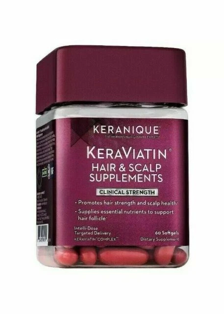 Keranique KeraViatin Hair & Scalp Health Supplement 60 Softgels - Image 1 of 1