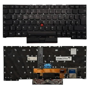 Deutsche Tastatur Lenovo IBM Thinkpad X390 Yoga (Ist nicht für X390 X395) LED - Picture 1 of 5
