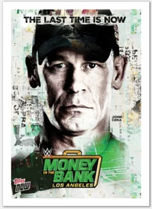 Póster 2025 Topps NOW WWE JOHN CENA Money In The Bank MITB - Imagen 1 de 1