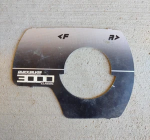QUICKSILVER 3000 CLASSIC SERIES SHIFT CONTOL PLATE REPLACEMENT COVER - Picture 1 of 2