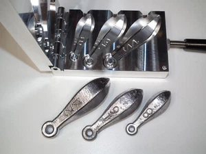 Saltwater Bank Sinker mold 8,16,24oz CNC Aluminum - Picture 1 of 4
