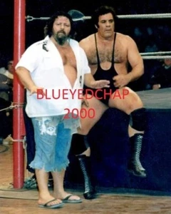ANGELO MOSCA & LOU ALBANO WRESTLER 8 X 10 WRESTLING PHOTO WWF - Picture 1 of 1