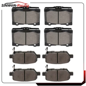 Pastillas de cerámica de freno delanteras traseras para Acura RL 2005 2006 2007 2008-2012 anti ruido - Imagen 1 de 15