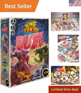 King of Tokyo: Duel - Juego de dados de estrategia de ritmo rápido con impresionantes obras de arte - Imagen 1 de 7