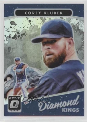 2017 Panini Donruss Optic Diamond Kings Holo Prizm Corey Kluber #8 - Image 1 of 2