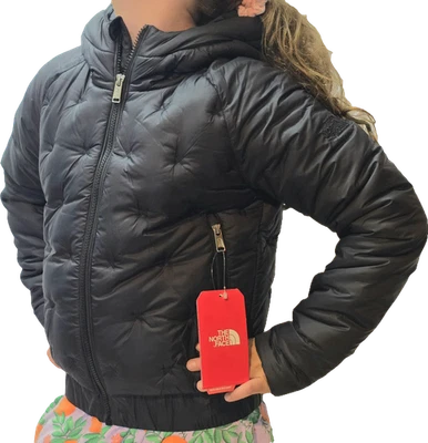 NUEVA CHAQUETA CON CAPUCHA THE NORTH FACE MASHUP TNF Negra Niñas Mediana Puffer Foto 1 de 4