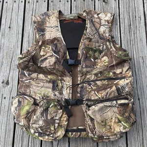 Field & Stream Turkey Camo Vest Size XL/2XL With Seat Cushion Realtree Hunting - Picture 1 of 18