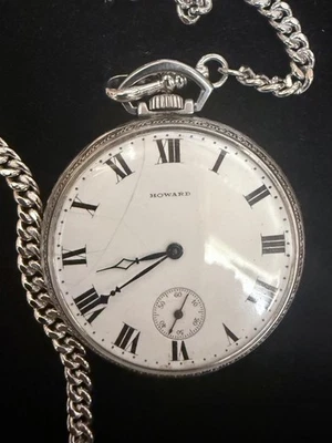 Reloj Bolsillo Howard 17 Joyas Talla 12s. Foto 1 de 4