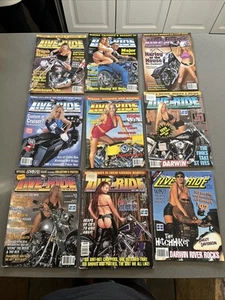 Live To Ride Magazine Bundle of 9 - Various Years 1999, 2004. 2005 - Picture 1 of 1