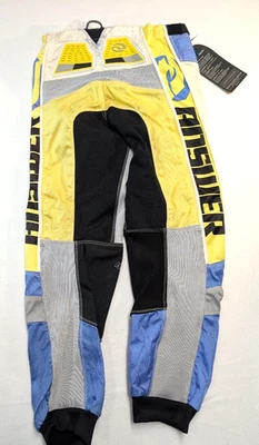 Pantalones de motocross para mujer Answer Racing Iongirl amarillo blanco azul talla 10 nuevos Foto 1 de 4