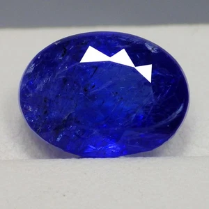 5.55 Ct Astonishing Fire Oval (12 x 9 mm) AAA 100% Natural Tanzanite Gemstones - Picture 1 of 7