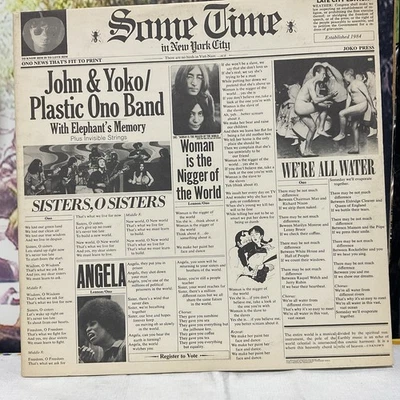 John Yoko Plastic Band Elephant's Memory SVBB 3392 Stereo Vintage 1972 LP Vinyl - Imagem 1 de 4