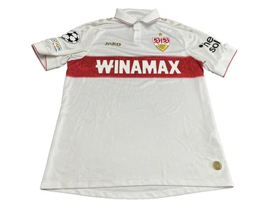 Jako VfB Stuttgart 2024 25 Home Jersey Small White Winamax UEFA Champions League - Image 1 of 4