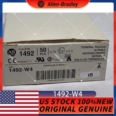 Allen Bradley 1492-W4 Ser A Terminal Blocks 30A 600V BOX OF 50 - Image 1 of 4