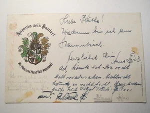 Mittweida - Landsmannschaft Saxonia - 1920/30er Jahre - Wappen / Studentika - Bild 1 von 1