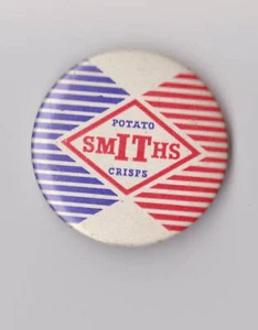 1960s Vintage SMITHS Badge pin Patato Crisps lays by GAUNT Birmingham Smith's - Picture 1 of 1