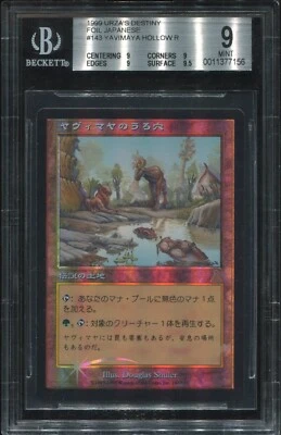 Yavimaya Hollow Foil Japanese Urza's Destiny BGS 9 Mint Graded MTG magic #4503 - Image 1 of 2