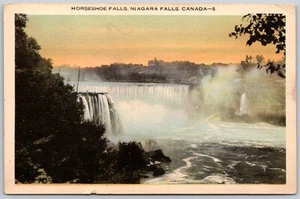 Niagara Falls Canada Horseshoe Falls WB Postcard - Bild 1 von 2