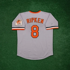Cal Ripken Jr. Orioles de Baltimore 1984 gris Cooperstown 30 años Camiseta deportiva para hombre - Imagen 1 de 6