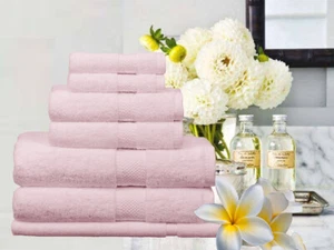 Egyptian Cotton Towel - Bath Towel Hand Towel Face Washer Bath Mat Or Set 600GSM - Picture 1 of 10