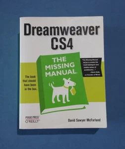 TEXTBOOK - Dreamweaver CS4 'The Missing Manual' by David S McFarland POGUE PRESS - Picture 1 of 5