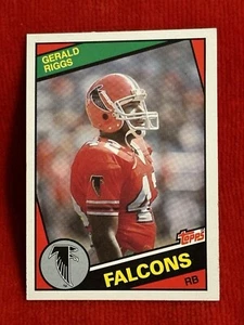Gerald Riggs Atlanta Falcons RB Topps 1984 #218 - Bild 1 von 2