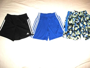 Lot OF 3 Pair Boys Athletic Shorts ~ Youth Size M ( 10-12 ) - Picture 1 of 5