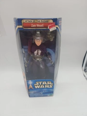 Vtg Star Wars Zam Wesell Attack of The Clones 12" Action Figure 2002 Hasbro Cover