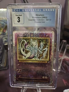 Mewtwo Graded In A 3 Very Good  - Picture 1 of 5