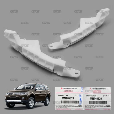 Fits Mitsubishi Pajero Montero Sport 2010 15 Pair Front Lh+Rh Bumper Bracket Foto 1 de 4