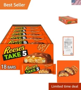 Perfect Party Treat: TAKE 5 Pretzel & Peanut Chocolate Candy Bars, 1.5 oz - Picture 1 of 9